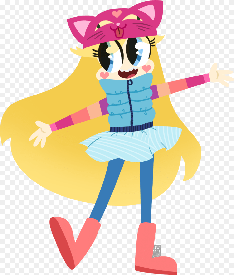 Download Hd Star Butterfly Chibi Star Butterfly Star Kawaii, Baby, Person, Dancing, Leisure Activities Png