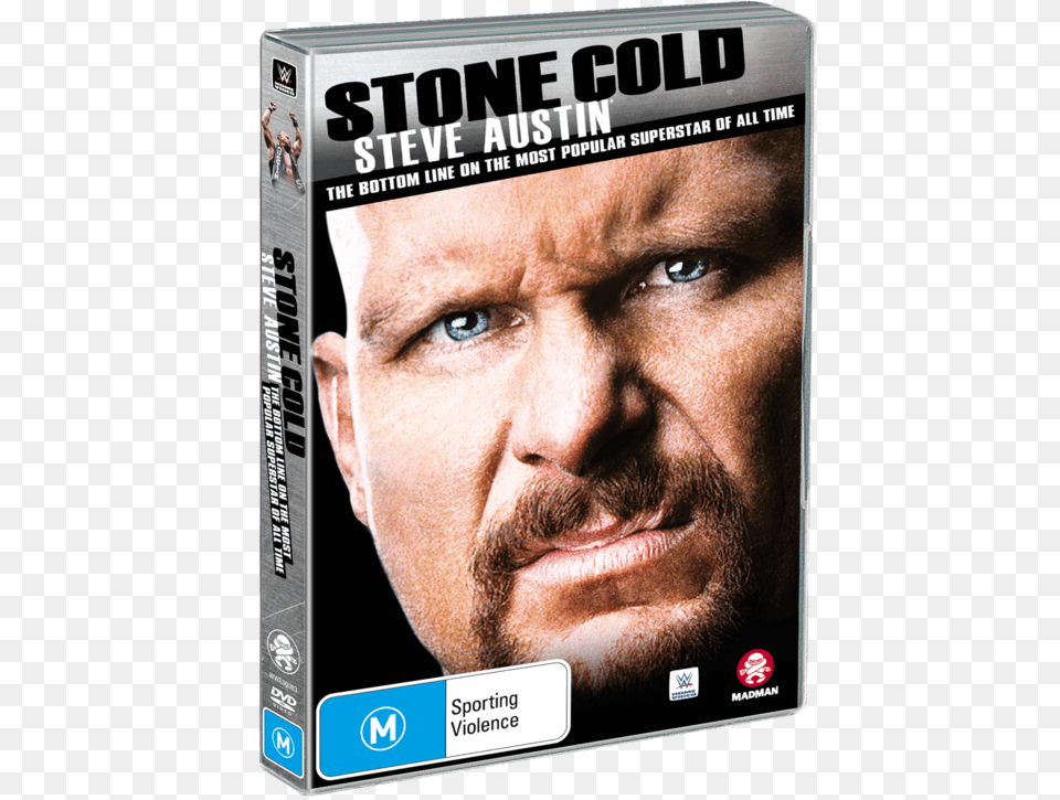 Download Hd Stone Cold Steve Austin Wwe Stone Cold Steve Stone Cold The Bottom Line Dvd, Face, Head, Person, Adult Png