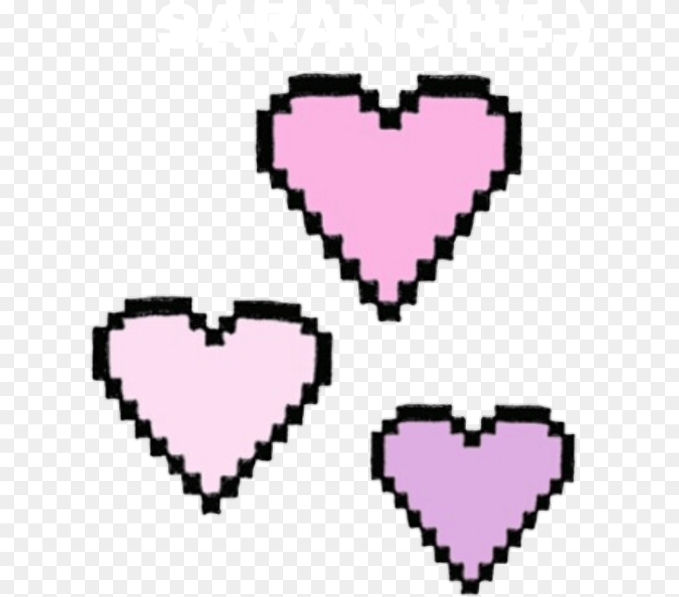 Download Hd Te Amo Bts Transparent Tumblr Overlays Heart Pixel, Purple Png Image