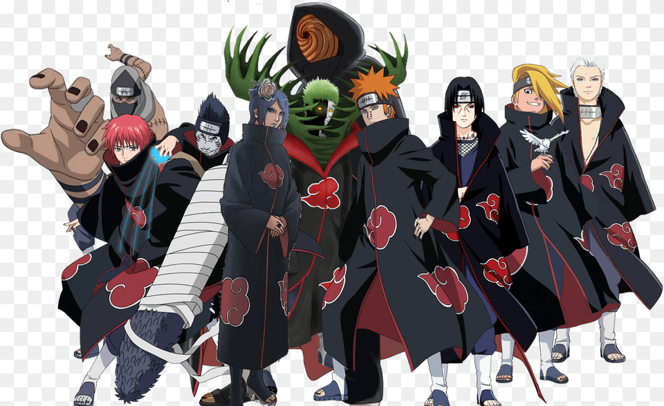 Hd The New Akatsuki Naruto Transparent Akatsuki, Adult, Publication, Person, Female Free Png Download