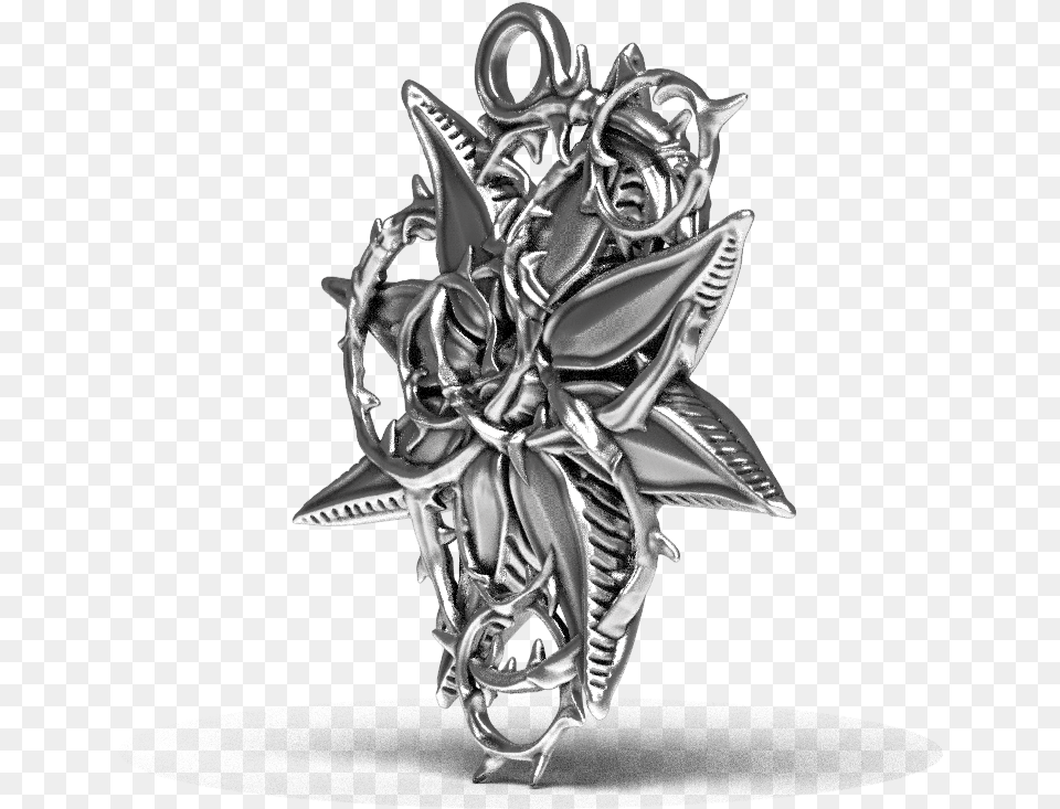 Hd Thorncrown Illustration Image Illustration, Accessories, Jewelry, Person, Silver Free Png Download