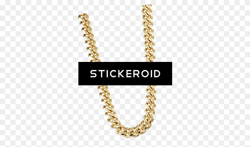 Download Hd Thug Life Gold Chain Steak Home, Accessories, Jewelry, Necklace Png Image