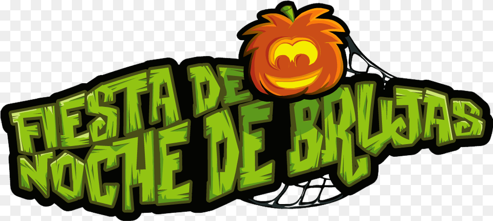 Hd Title Club Penguin Halloween Party Club Penguin Halloween Party, Green, Plant, Vegetation, Dynamite Free Png Download