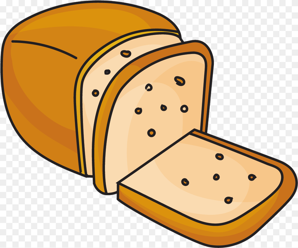 Download Hd Toast Sliced Bread Breakfast Bakery Vector Toast Bread Vector, Bread Loaf, Food, Blade, Cooking Png Image