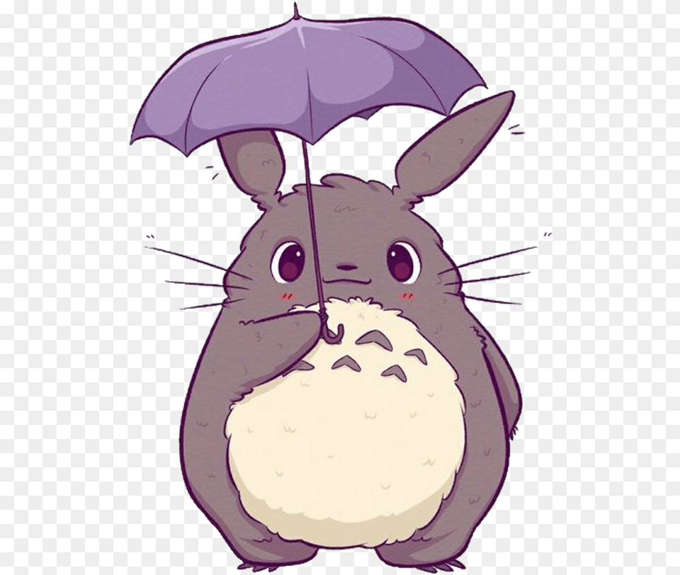 Download Hd Totoro Anime Cute Kawaii Freetoedit Totoro Anime Cute Kawaii Animals, Purple, Baby, Person, Cream Png
