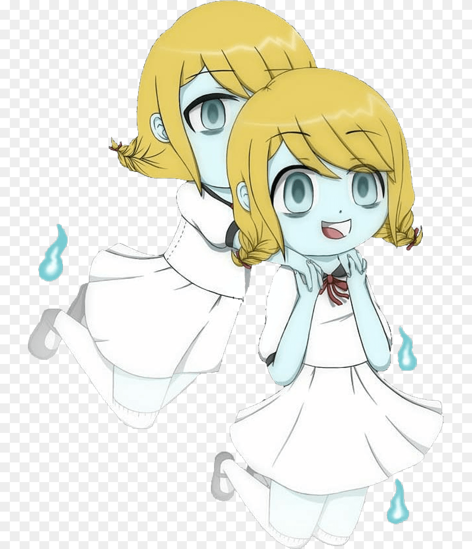 Download Hd Ghost Anime Girl, Publication, Book, Comics, Baby Free Transparent Png