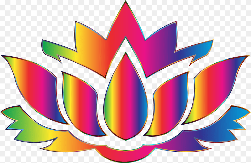 Download Hd Transparent Library Lotus Silhouette No Lotus Flower Logo, Emblem, Symbol, Pattern, Art Png