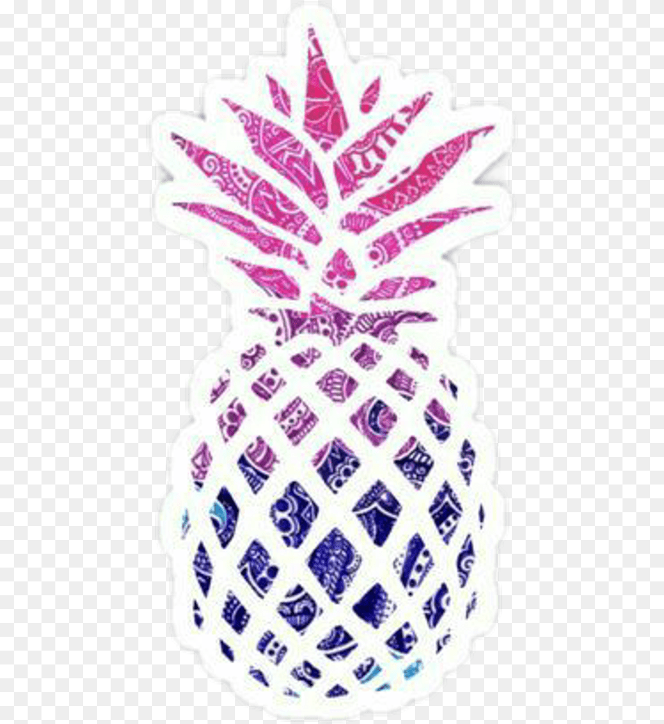 Download Hd Transparent Pineapple Cross Stitch Pattern, Sticker, Pottery, Art, Jar Png Image