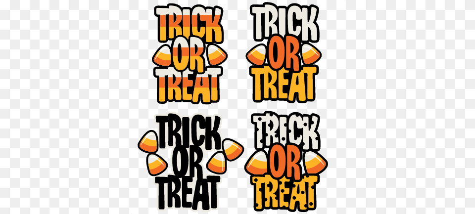 Download Hd Trick Or Treat Title Scrapbook Cut File Cute Trick Or Treat Halloween Clipart, Advertisement, Poster, Text Free Transparent Png