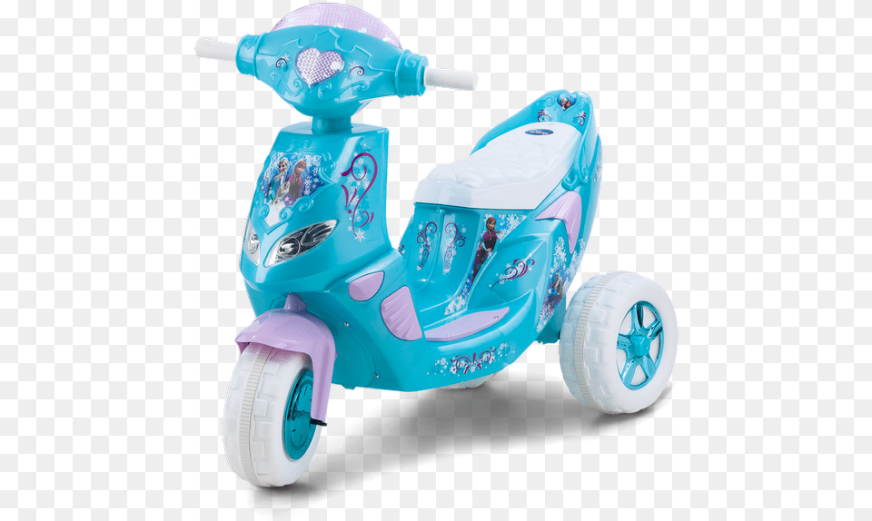 Download Hd Twinkle Lights Frozen Power Wheel Scooter, Vehicle, Transportation, Device, Tool Png