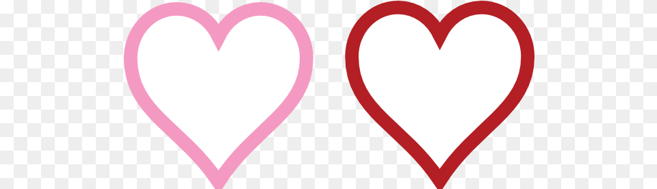 Download Hd Two Hearts Lined Clip Art Clip Art Girly, Heart Png Image