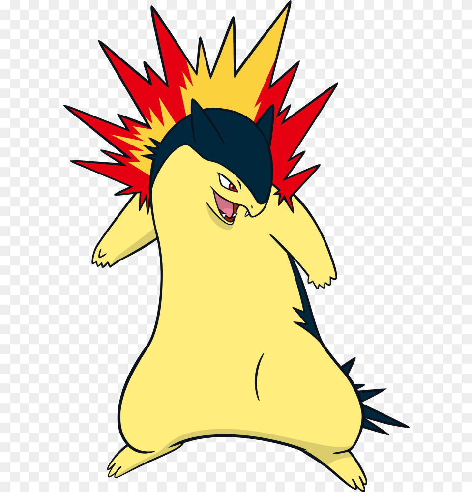 Download Hd Typhlosion Dw Pokemon Typhlosion, Animal, Fish, Sea Life, Shark Png Image