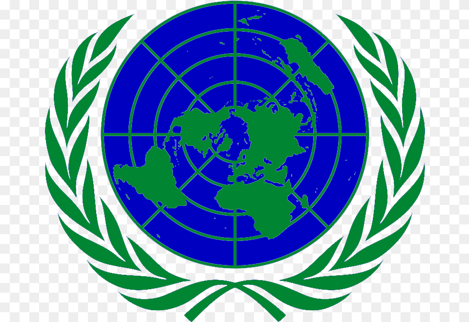 Download Hd Un Logo United Nations World Organizations, Emblem, Symbol, Astronomy, Outer Space Free Png