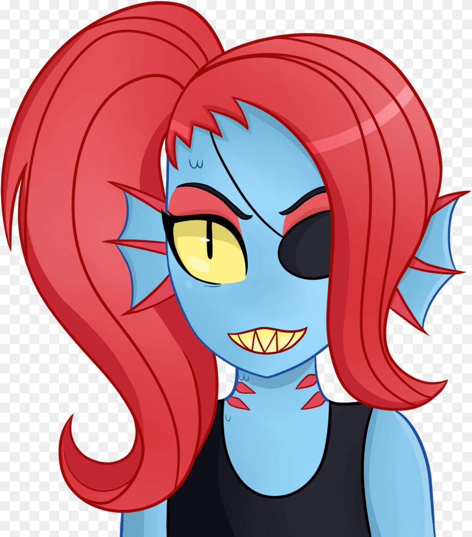 Download Hd Undyne By Emera33 D9gxh02 Undyne Dibujos De Undyne X Male Reader, Book, Comics, Publication, Adult Free Png