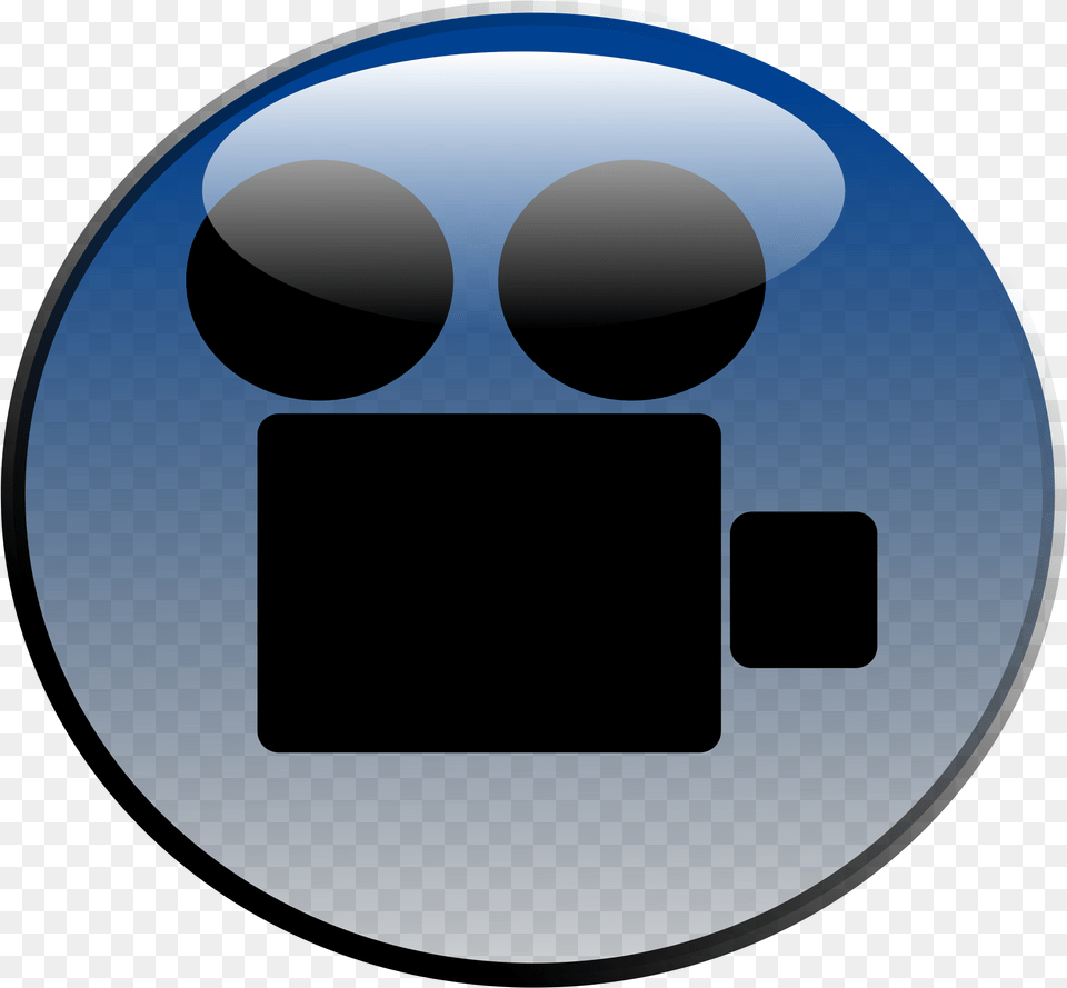 Download Hd Video Camera Icon Video Camera Clip Art, Sphere, Disk Free Transparent Png