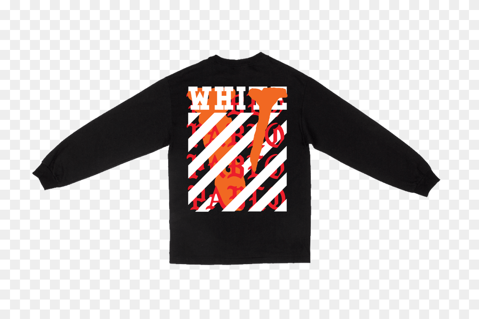 Hd Vlone Off White Hoodie Transparent Image Vlone X Off White Hoodie, Sleeve, Clothing, T-shirt, Long Sleeve Free Png Download