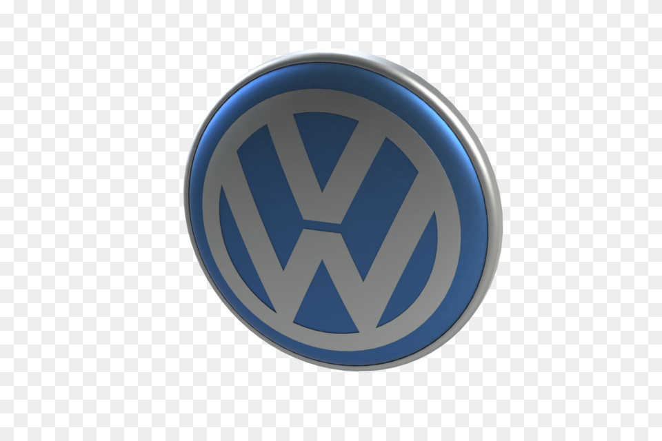 Download Hd Volkswagen Logo 3d Logo, Emblem, Symbol, Badge, Road Sign Png