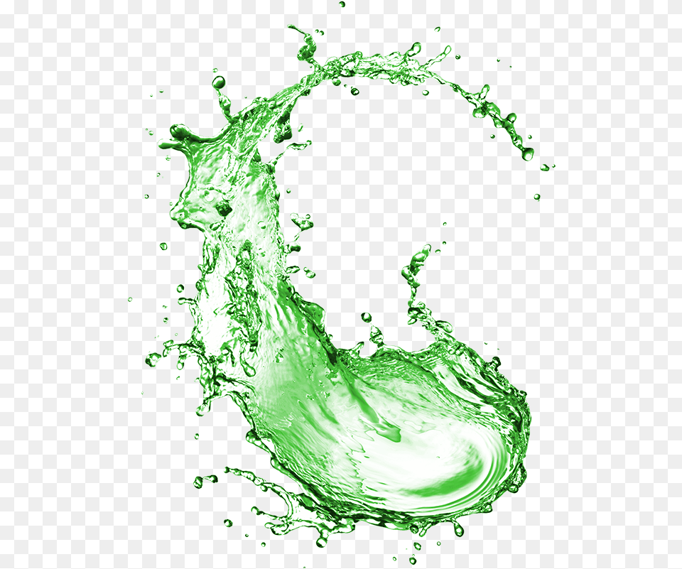 Download Hd Water Splash Transparent Background Green Water Splash, Droplet, Outdoors Png