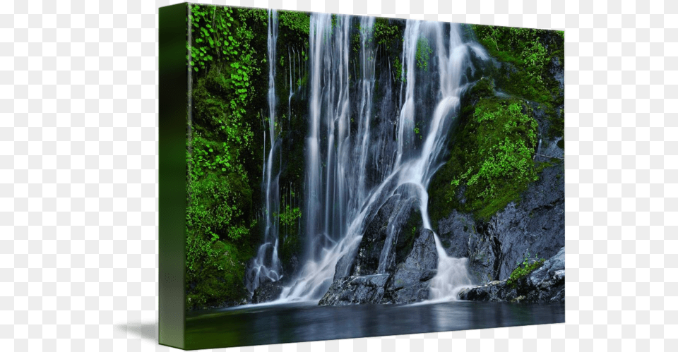 Hd Waterfalls Drawing Los Angeles Water Fall, Nature, Outdoors, Waterfall, Scenery Free Png Download