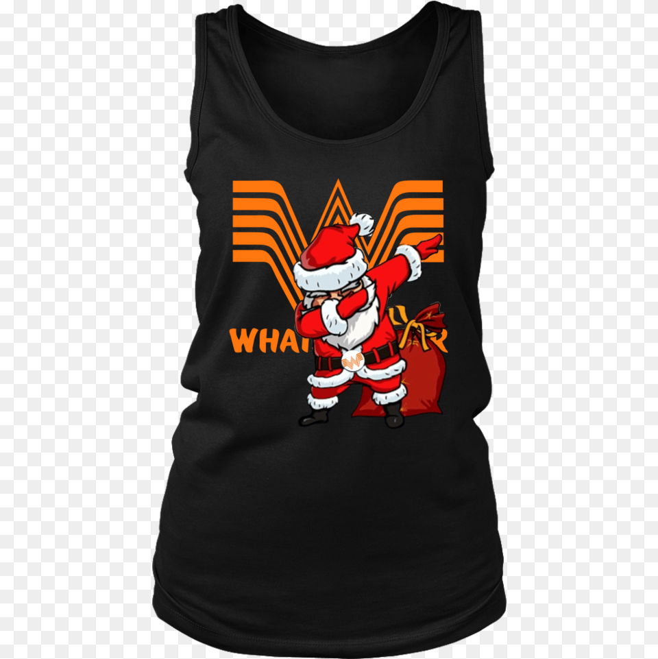 Download Hd Whataburger Santa Dabbing Christmas Shirt, Clothing, T-shirt, Baby, Person Free Png