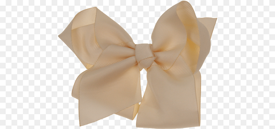 Download Hd White Ribbon Bow Cream Bow, Accessories, Formal Wear, Tie, Bow Tie Png Image