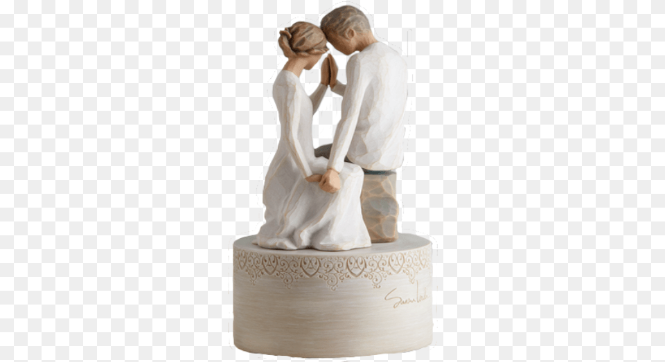 Download Hd Willow Tree Cake Topper Around You Willow Tree Carillon, Figurine, Wedding, Food, Dessert Free Transparent Png