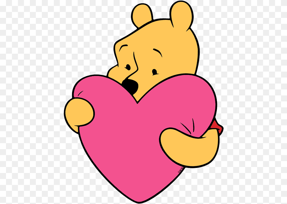 Hd Winnie The Pooh Heart Image Heart Winnie The Pooh Love, Baby, Person, Face, Head Free Png Download