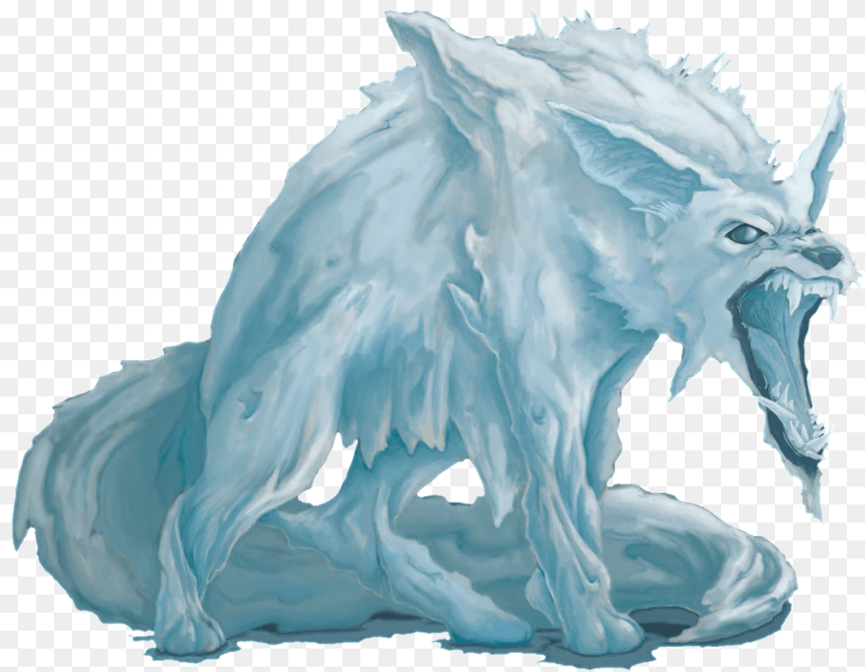 Hd Winter Wolf Dungeons And Dragons Transparent Winter Wolf Dungeons And Dragons, Ice, Adult, Bride, Female Free Png Download