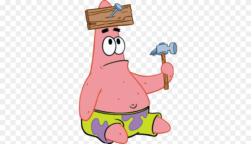 Download Hd Without Copyrighted Images Cartoon Character Patrick, Dynamite, Weapon, Device, Hammer Free Png