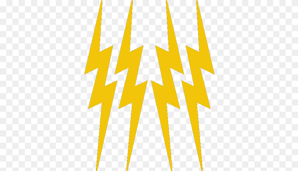 Hd Yellow Lightning Bolts 3 5 Yellow Lightning Bolt Vector Transparent, Symbol, Logo Free Png Download
