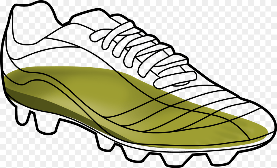 Download Hd Youth Football Shoe Single Soccer Cleat, Clothing, Footwear Png Image