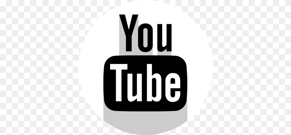 Download Hd Youtube White Circle Best Tv 24 Arabic Iptv Youtube Icon, Logo, Sticker, Disk Png Image