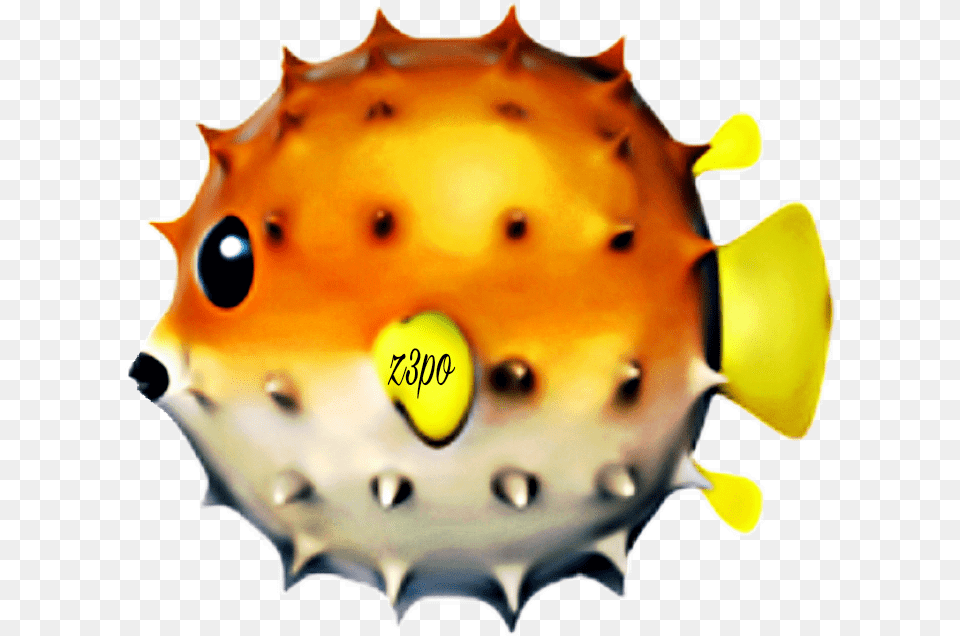Download Hd Z3poblow Fish Emoji Sea Water Ocean Puffer Blowfish Emoji, Animal, Sea Life, Reptile, Turtle Free Png