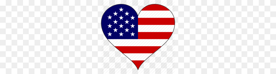 Download Heart And Us Flag Clipart Flag Of The United States Texas, Aircraft, Transportation, Vehicle, Balloon Free Png
