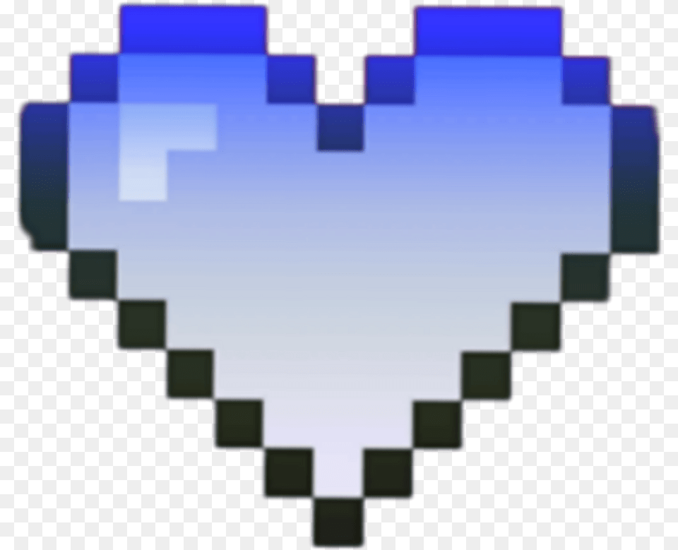 Heart Blue Pixel Tumblr Kawaii Emoji Small Heart Pink Heart Pixel Art Free Png Download