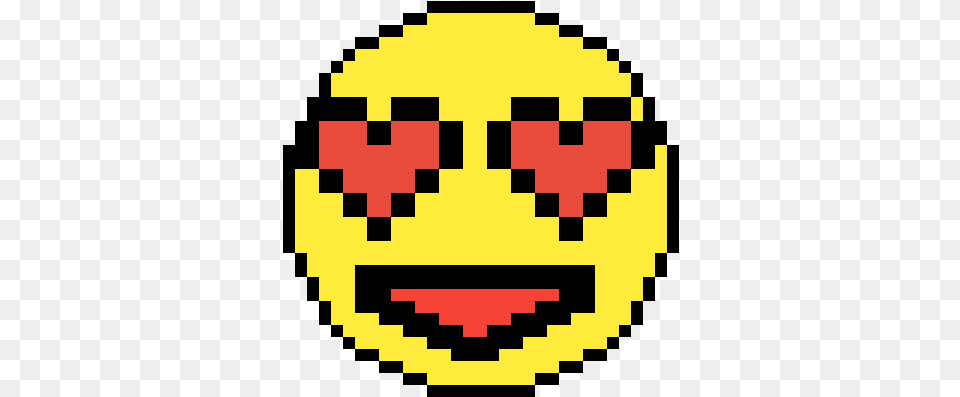 Download Heart Eye Emoji Easy Pixel Art Minecraft, Logo Free Png