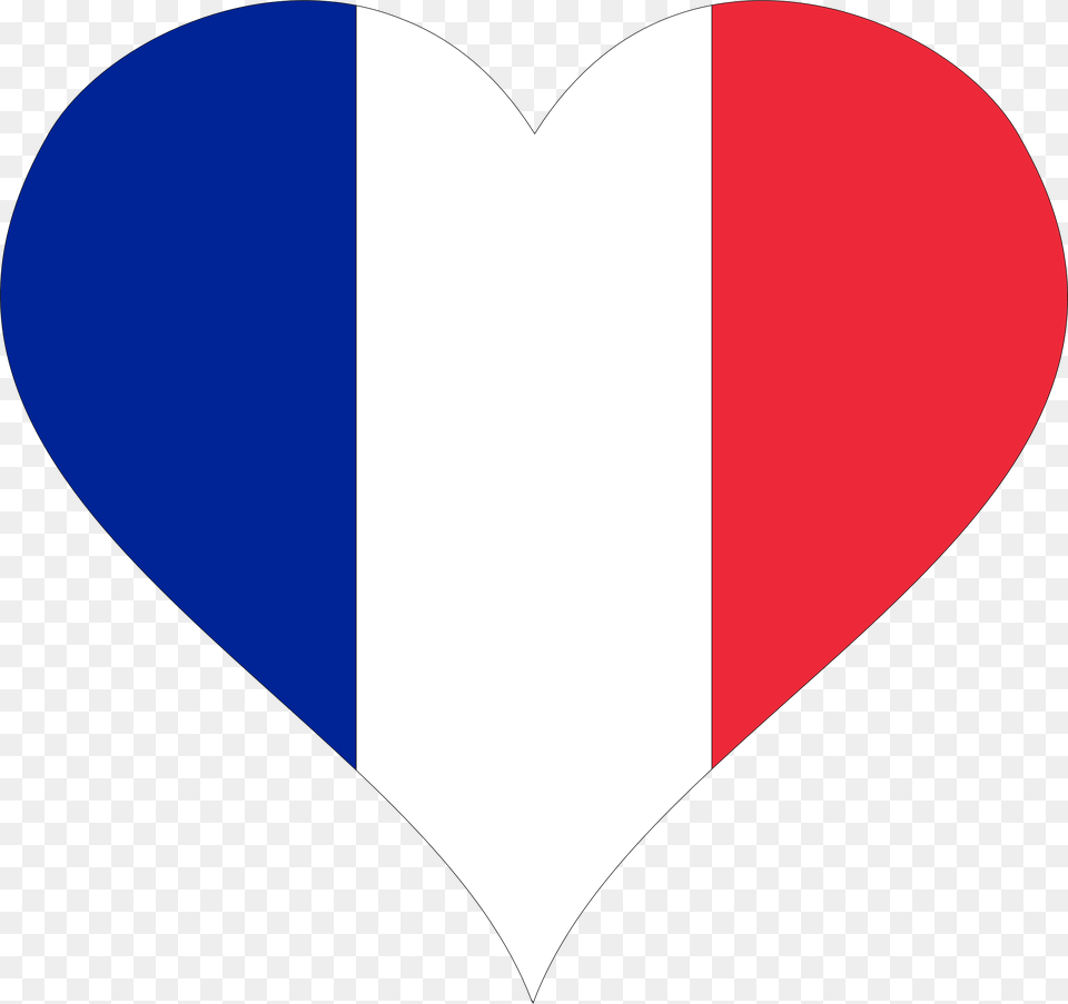 Download Heart France French Flag Love Heart, Balloon Png