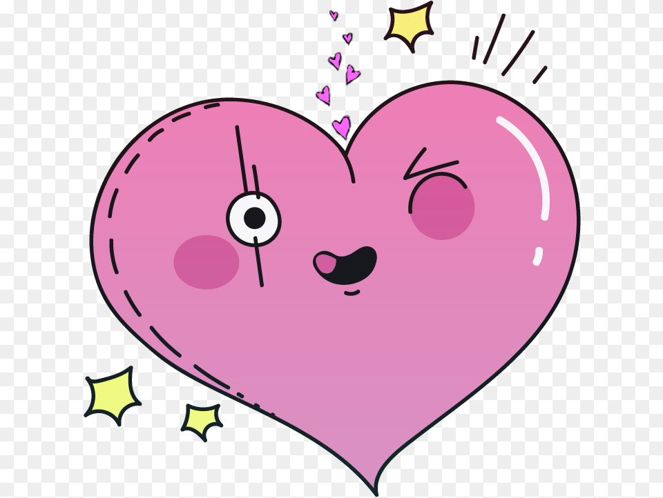 Download Heart Hearts Tumblr Kawaii Ftestickers Cartoon Heart, Balloon, Baby, Person Png