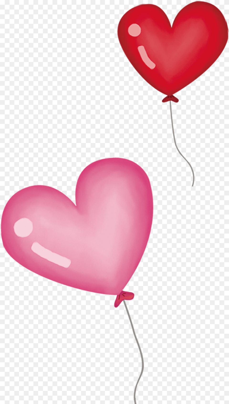 Download Heart Pink Toy Red Transprent Globo Duolingo Love, Balloon Png Image