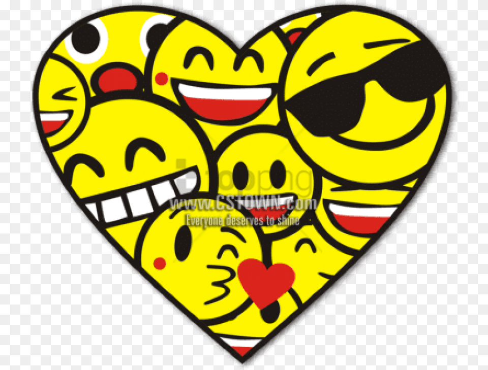 Download Heart Shape Smile Face Emoji Happy, Baby, Person, Head Free Transparent Png