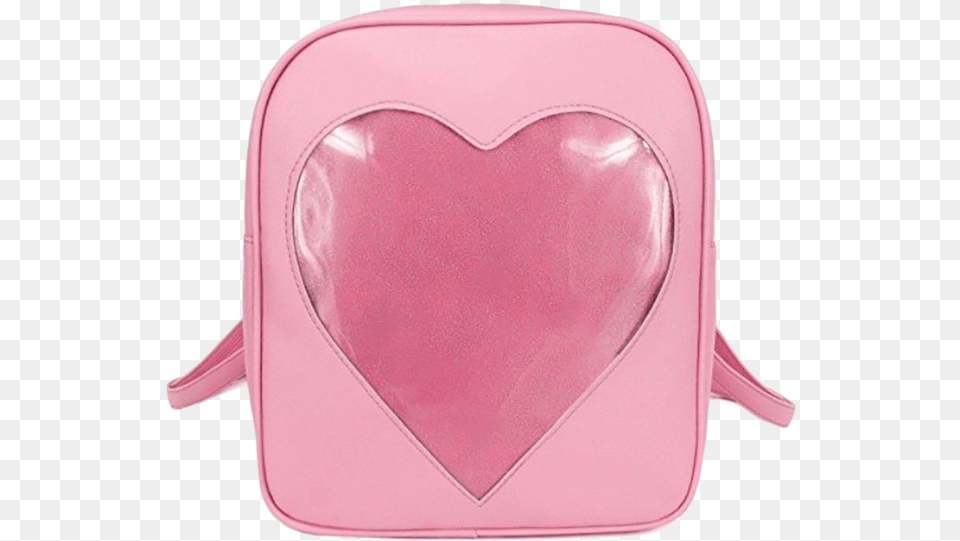 Download Heart Backpack Mochila Con Corazon Transparente, Bag, Accessories, Handbag Free Transparent Png
