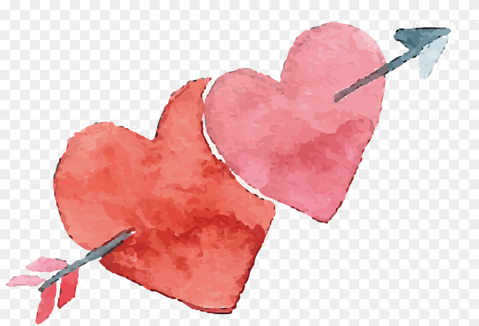 Heart Valentines Day Valentines Day Watercolor Paint, Person, Cupid, Face, Head Free Png Download