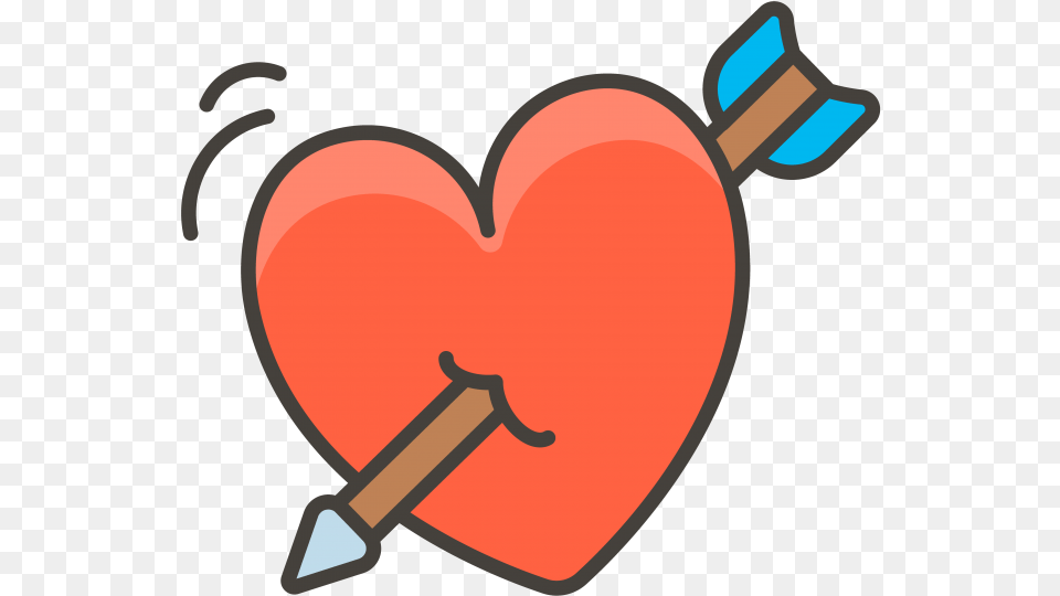 Download Heart With Arrow Emoji, Dynamite, Weapon Free Png