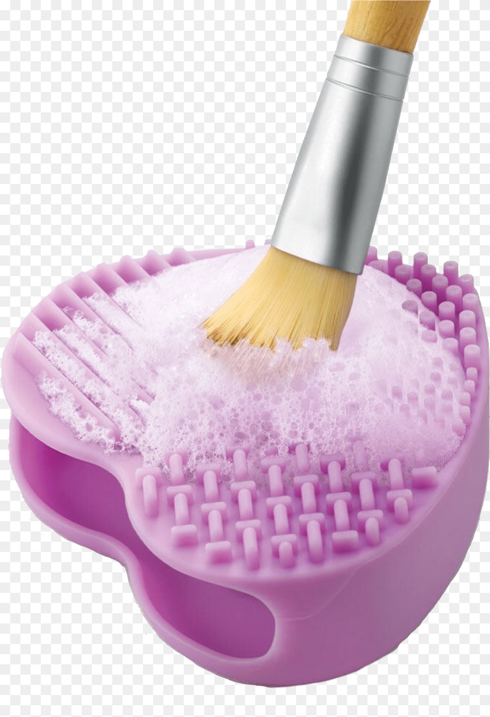Download Heart You Makeup Brush Cleaner Makeup Brush Scrub Brush, Device, Tool Free Png