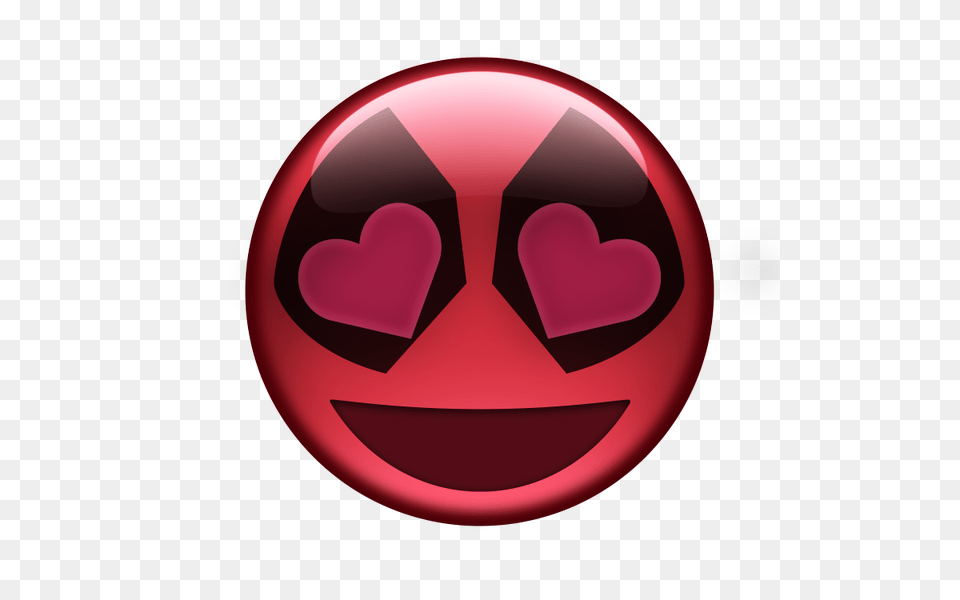 Heart Youtube Symbol Deadpool Emoji Deadpool Emoji, Accessories, Logo, Disk Free Png Download