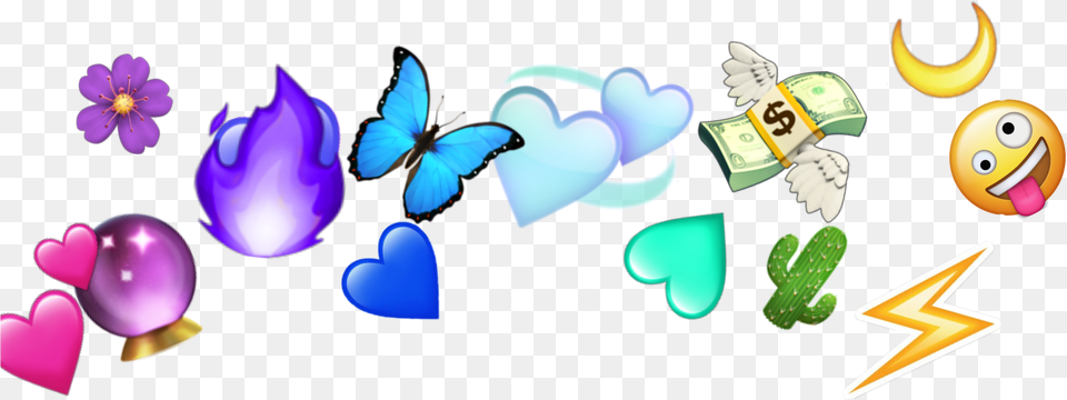 Download Heartcrown Crown Emoji Emojicrown Rainbowcrown Crown Emoji, Art, Graphics, Animal, Bird Free Png