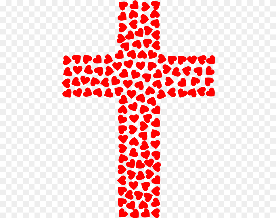 Hearts Cross Dlpngcom Jesus Cross Clipart, Symbol Free Png Download