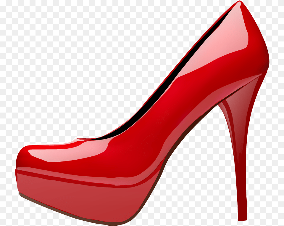 Download Heels High Resolution Red High Heel Transparent, Clothing, Footwear, High Heel, Shoe Free Png
