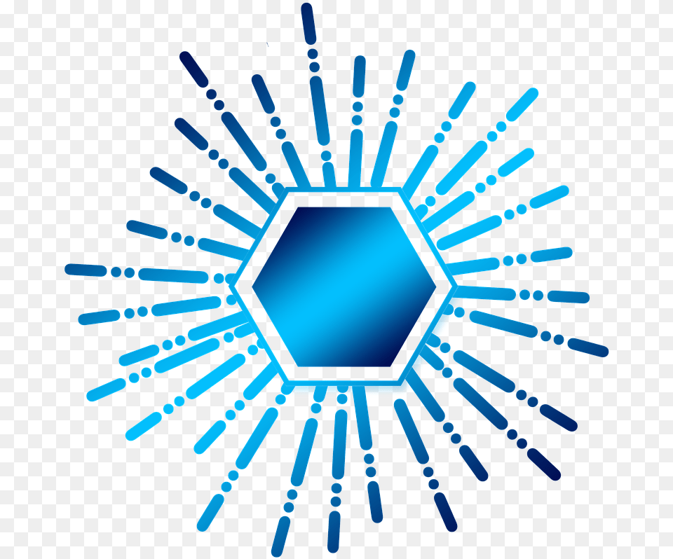 Hexagon Crowdsourcing Icon Star Colorful Rays Learning And Memory Brain, Chandelier, Lamp, Outdoors Free Png Download