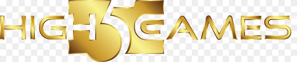 Download High 5 Games Logo, Gold, Text Png Image